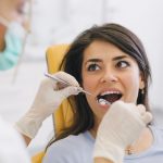 Relaxed patient in dental chair